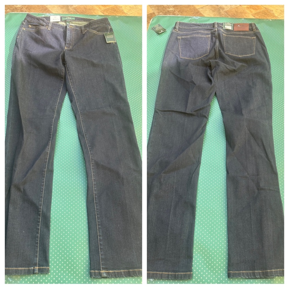 NWT LRL Lauren Jeans Co size 10 x 32 length 
Super stretch slim Fit
